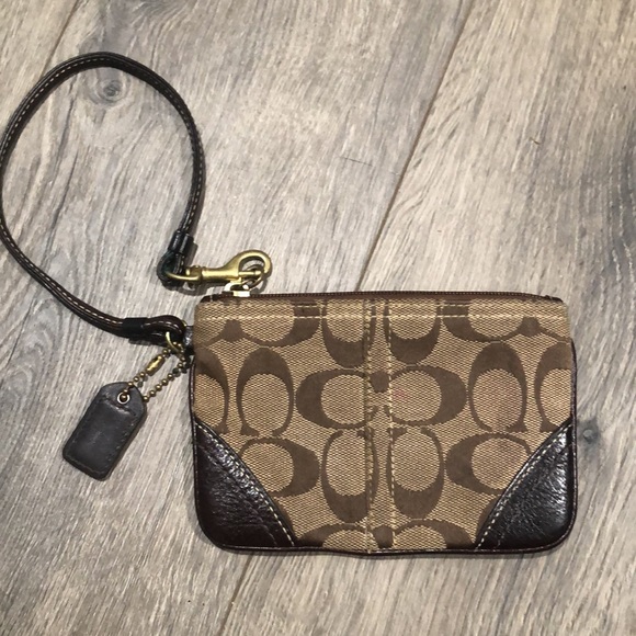 Coach Logo Small Wristlet - Picture 3 of 5